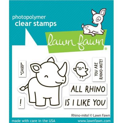 Lawn Fawn Stempel - Rhino-mite!